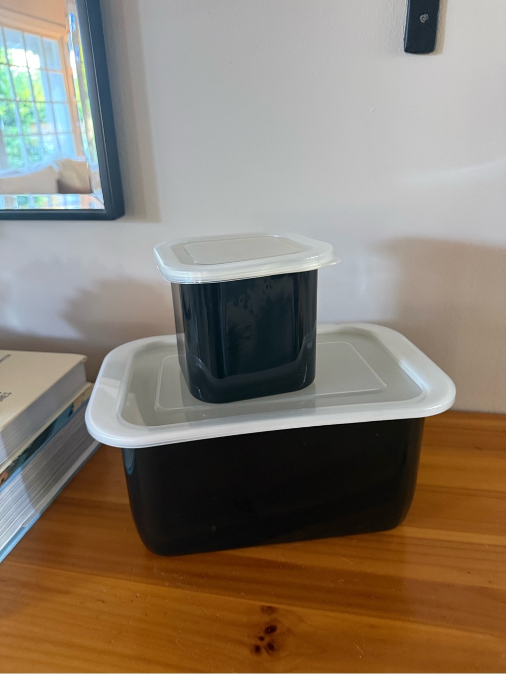 Hearth & Hand Magnolia Porcelain Enamelware Containers